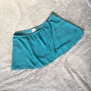 Flowy Pull-On Ballet Skirt with Buttons